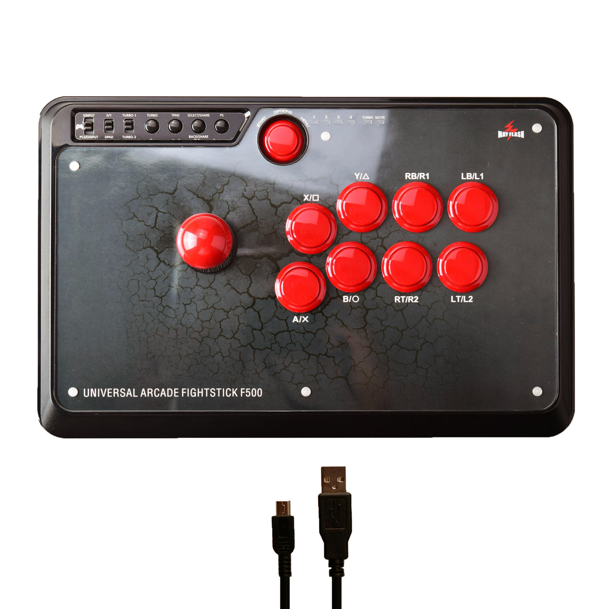 MayFlash Arcade Fightstick F500 for PS4 PS3 Xbox One 360 PC 