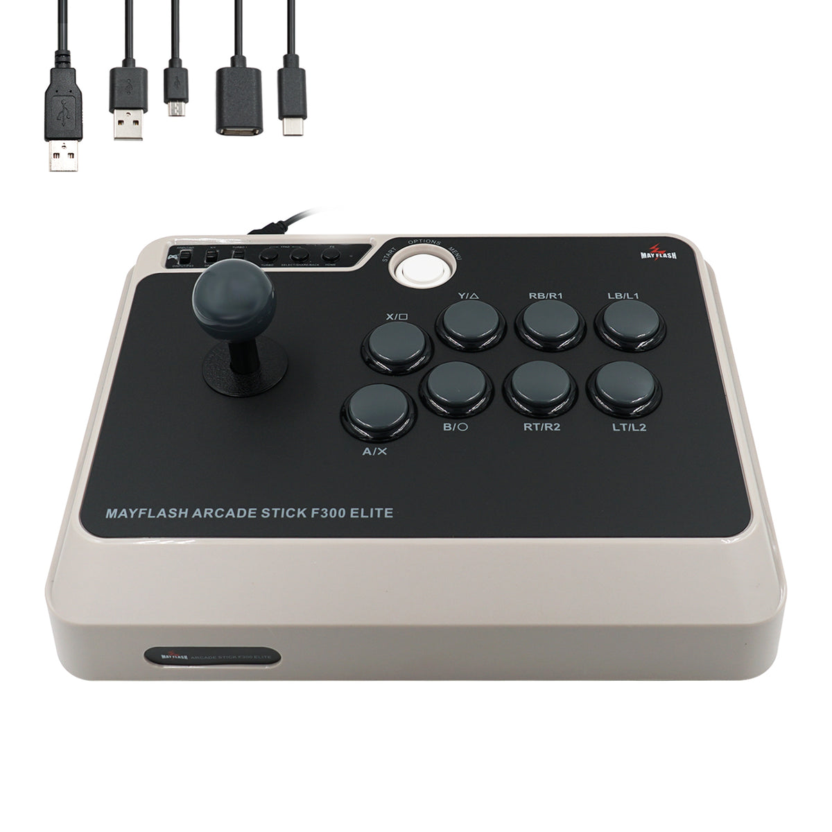 Mayflash F300 Elite Arcade Stick with Sanwa Button & Joystick for For