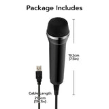 Universal USB Audio Handheld Wired Microphone Mic for PS5 for PS4 Slim, for PS4 Pro, for PS4, for Xbox Series S, for Xbox Series X for Xbox One, for Xbox One S , for Nintendo Switch for Switch OLED for Wii, for Xbox 360, for PS3, PC, etc.